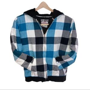 Youth Large Hooded Winter Jacket World Industries